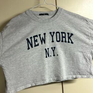 Brandy Melville Cropped Shirt